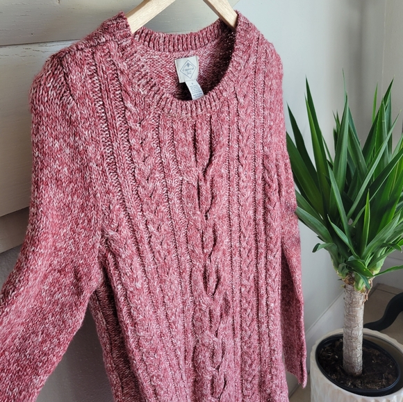 NWOT ST.JOHNS BAY Cable Knit Marled Crewneck Sweater - Picture 5 of 10